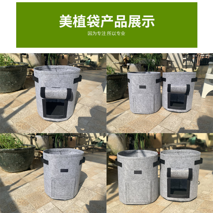 Aardappel Kweekzak – 7 & 10 Gallon Stoffen Grow Bag van Ademend Non-woven Materiaal | Herbruikbare Plantenzak voor Tuin & Balkon