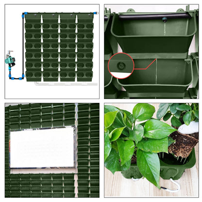 Verticale tuin plantenbak – stapelbare hangpot voor buiten zonder gaten te boren