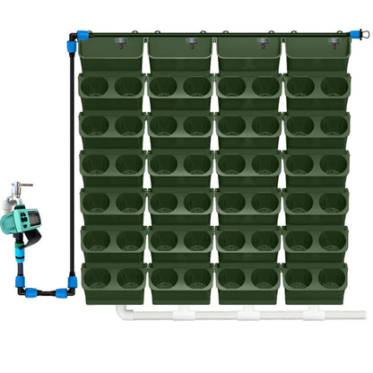 Verticale tuin plantenbak – stapelbare hangpot voor buiten zonder gaten te boren