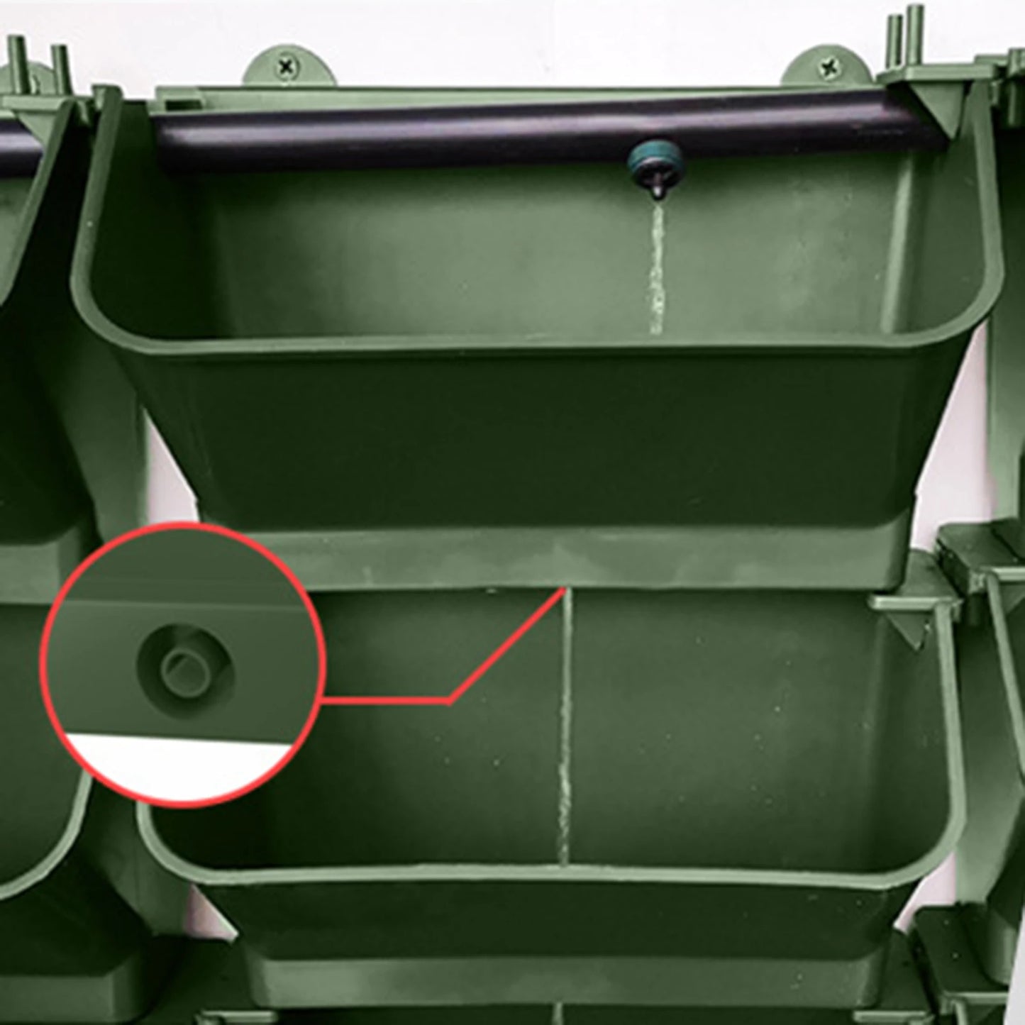 Verticale tuin plantenbak – stapelbare hangpot voor buiten zonder gaten te boren