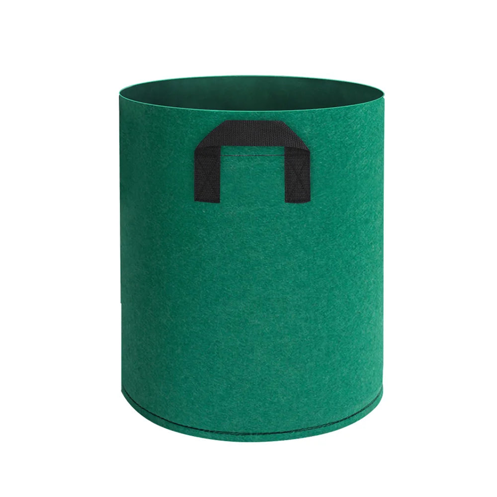 1 stuks Stoffen Plantenzak – Grijs of Groen Kweekzak van Vilt voor Groenten, Bloemen & Planten | Herbruikbare Kweekpot