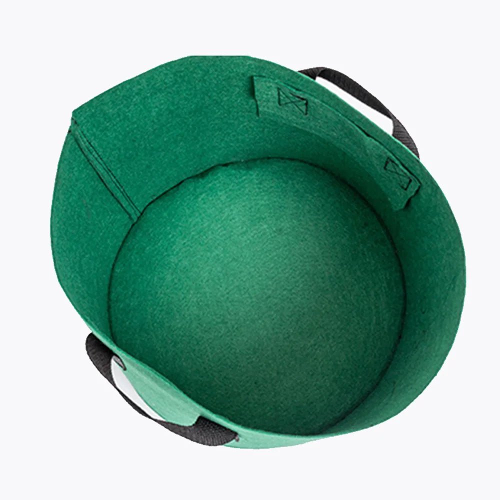 1 stuks Stoffen Plantenzak – Grijs of Groen Kweekzak van Vilt voor Groenten, Bloemen & Planten | Herbruikbare Kweekpot