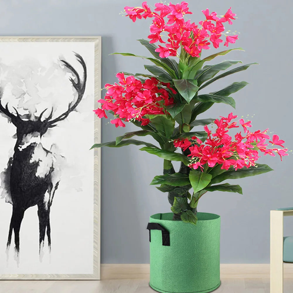 1 stuks Stoffen Plantenzak – Grijs of Groen Kweekzak van Vilt voor Groenten, Bloemen & Planten | Herbruikbare Kweekpot