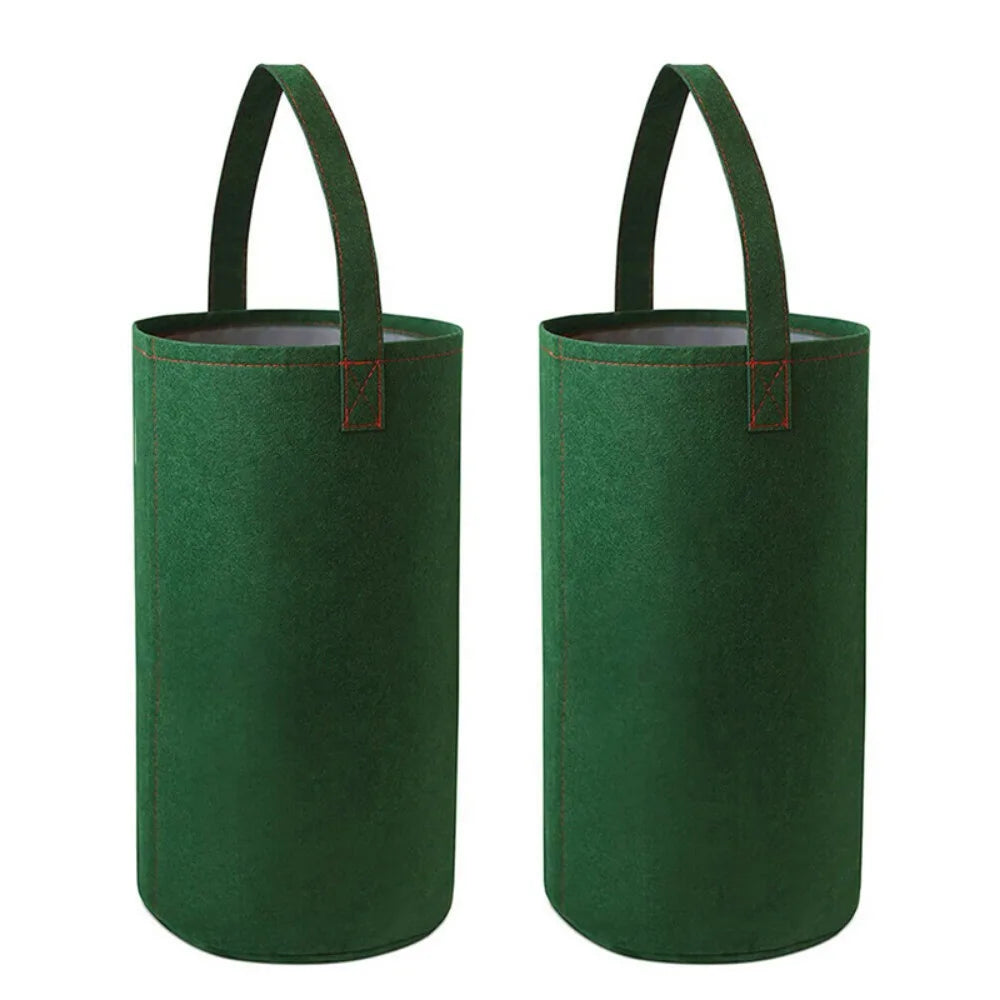 Multifunctionele Hangende Kweekzak van Vilt – Omgekeerde Grow Bag voor Tomaten, Aardbeien, Groenten & Bloemen | Verticale Plantenzak voor Tuin & Balkon