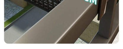 Metalen Hangende Plantenstandaard voor Balkon – Sterke IJzeren Plantenhouder voor Vetplanten en Bloempotten – Decoratieve Bloembak voor Raam of Balkonreling