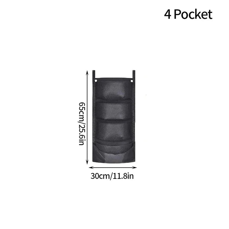 Hangende Plantenzak voor Balkon & Buitenmuur – Vilten Kweekzak met Vakken voor Groenten, Bloemen & Kruiden | Verticale Tuin
