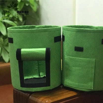 Aardappel Kweekzak – 7 & 10 Gallon Stoffen Grow Bag van Ademend Non-woven Materiaal | Herbruikbare Plantenzak voor Tuin & Balkon