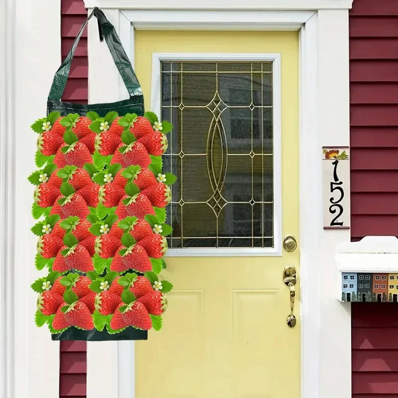 Hangende Aardbei Kweekzak – Ademende Plantenzak (1 of 3 stuks)