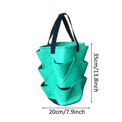 Plastic Aardbei Kweekzak – Hangende Plantenzak voor Tuin & Balkon