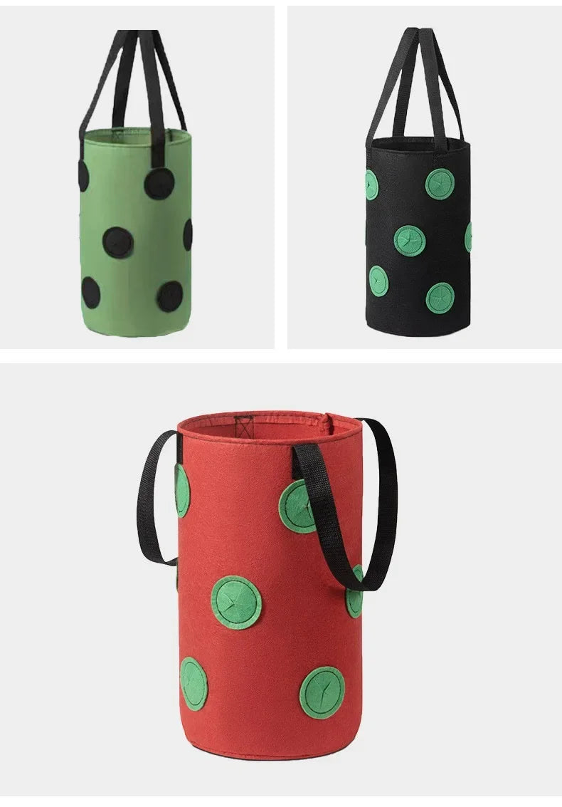 Hangende Plantenzak met 13 Vakken – Multifunctionele Vilten Kweekzak voor Tomaten, Aardbeien, Groenten & Bloemen | Verticale Tuin