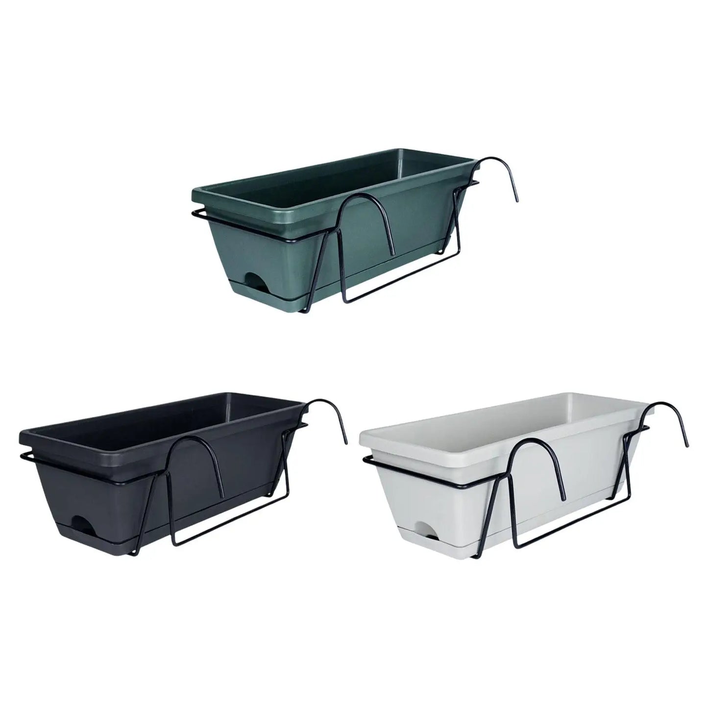 Hangende Bloempot voor Balkonreling – 6L Plantenbak voor Tuin & Balkon