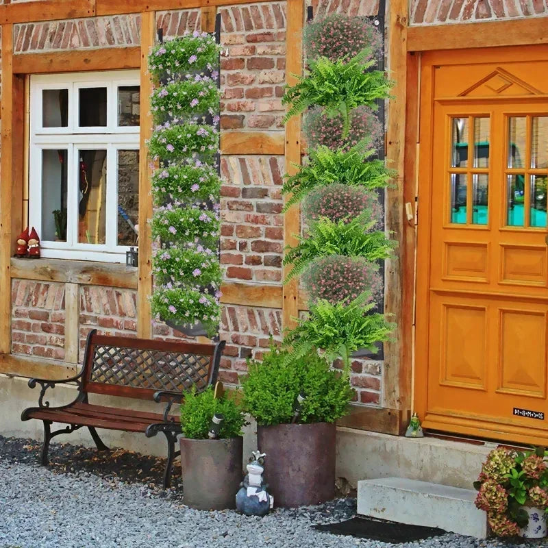Hangende Plantenzak voor Balkon & Buitenmuur – Vilten Kweekzak met Vakken voor Groenten, Bloemen & Kruiden | Verticale Tuin