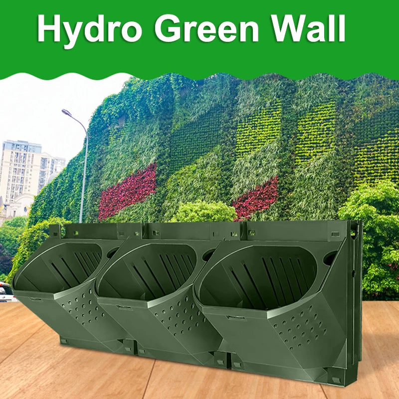 Verticale stapelbare plantenpotten – moderne hangende bloembakken voor buiten en tuinmuur