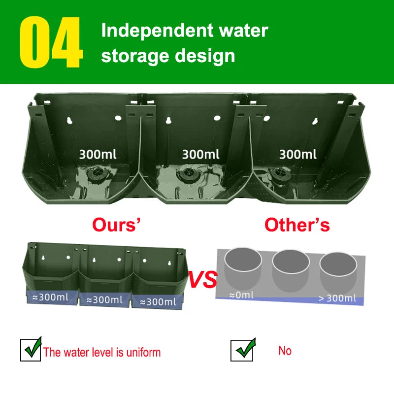 Verticale stapelbare plantenpotten – moderne hangende bloembakken voor buiten en tuinmuur
