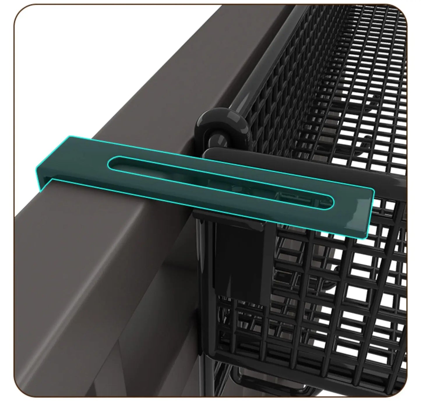 Metalen Hangende Plantenstandaard voor Balkon – Sterke IJzeren Plantenhouder voor Vetplanten en Bloempotten – Decoratieve Bloembak voor Raam of Balkonreling