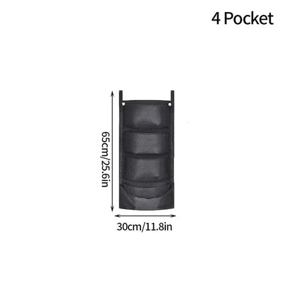 Hangende Plantenzak voor Balkon & Buitenmuur – Vilten Kweekzak met Vakken voor Groenten, Bloemen & Kruiden | Verticale Tuin