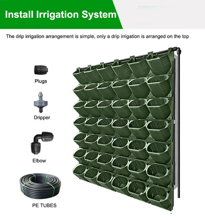 Verticale stapelbare plantenpotten – moderne hangende bloembakken voor buiten en tuinmuur