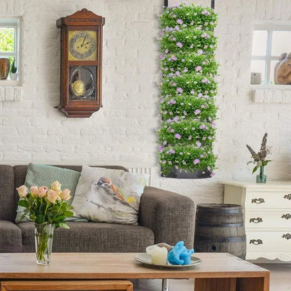 Hangende Plantenzak voor Balkon & Buitenmuur – Vilten Kweekzak met Vakken voor Groenten, Bloemen & Kruiden | Verticale Tuin