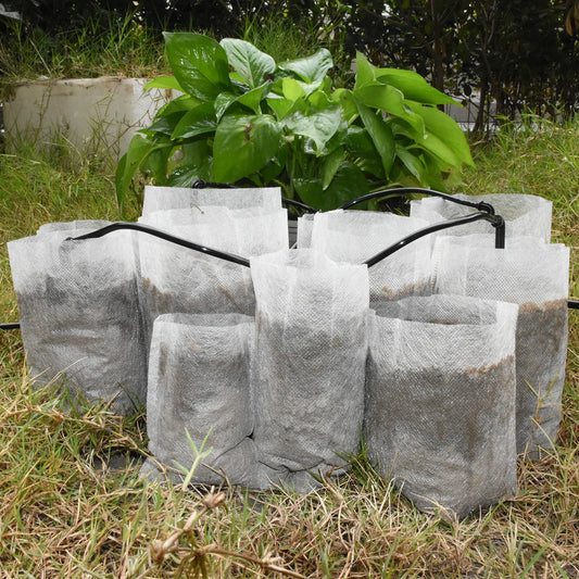 50-100 stuks Biologisch Afbreekbare Kweekzakken – Non-woven Plantenzakken voor Zaailingen, Bloemen & Groenten | Tuinaccessoires