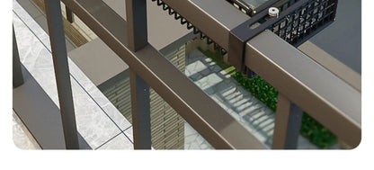 Metalen Hangende Plantenstandaard voor Balkon – Sterke IJzeren Plantenhouder voor Vetplanten en Bloempotten – Decoratieve Bloembak voor Raam of Balkonreling