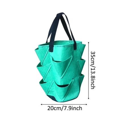 Plastic Aardbei Kweekzak – Hangende Plantenzak voor Tuin & Balkon