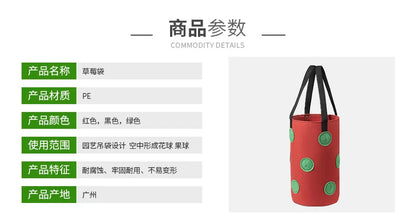 Hangende Plantenzak met 13 Vakken – Multifunctionele Vilten Kweekzak voor Tomaten, Aardbeien, Groenten & Bloemen | Verticale Tuin