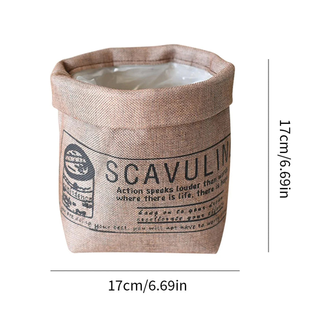 Wasbare Stoffen Plantenzak en Bloempot Cover