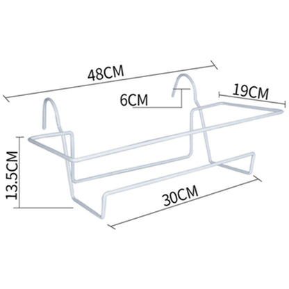 Hangende Bloempot voor Balkonreling – 6L Plantenbak voor Tuin & Balkon