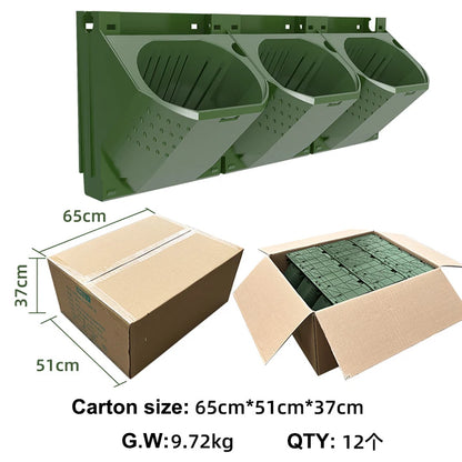 Verticale stapelbare plantenpotten – moderne hangende bloembakken voor buiten en tuinmuur