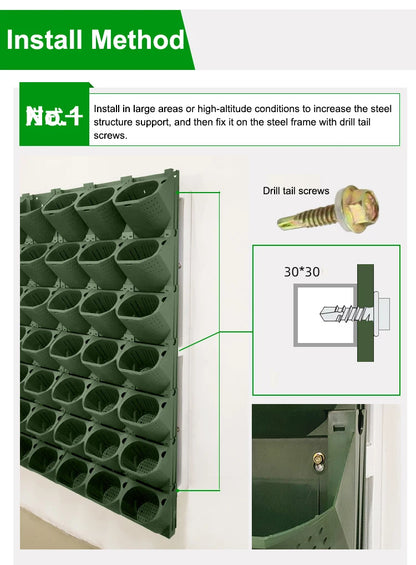 Verticale stapelbare plantenpotten – moderne hangende bloembakken voor buiten en tuinmuur