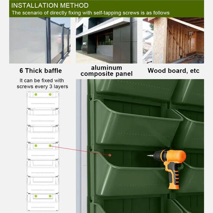 Verticale muurplantenbak – hangende bloempot voor tuin, balkon en interieurdecoratie
