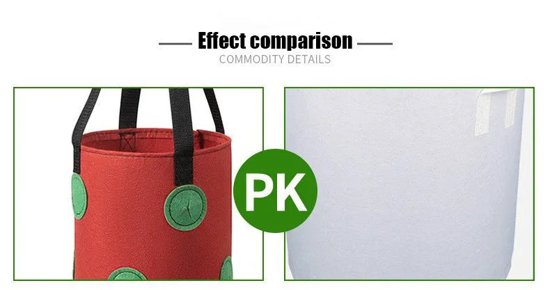 Hangende Plantenzak met 13 Vakken – Multifunctionele Vilten Kweekzak voor Tomaten, Aardbeien, Groenten & Bloemen | Verticale Tuin